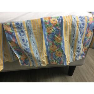 Vintage Discontinued Croscill Fiesta Floral Twin Size Bed Skirt